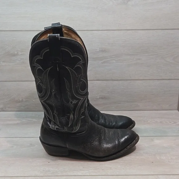 Nocona Mens Leather Western boots shoes sz 8 EE
